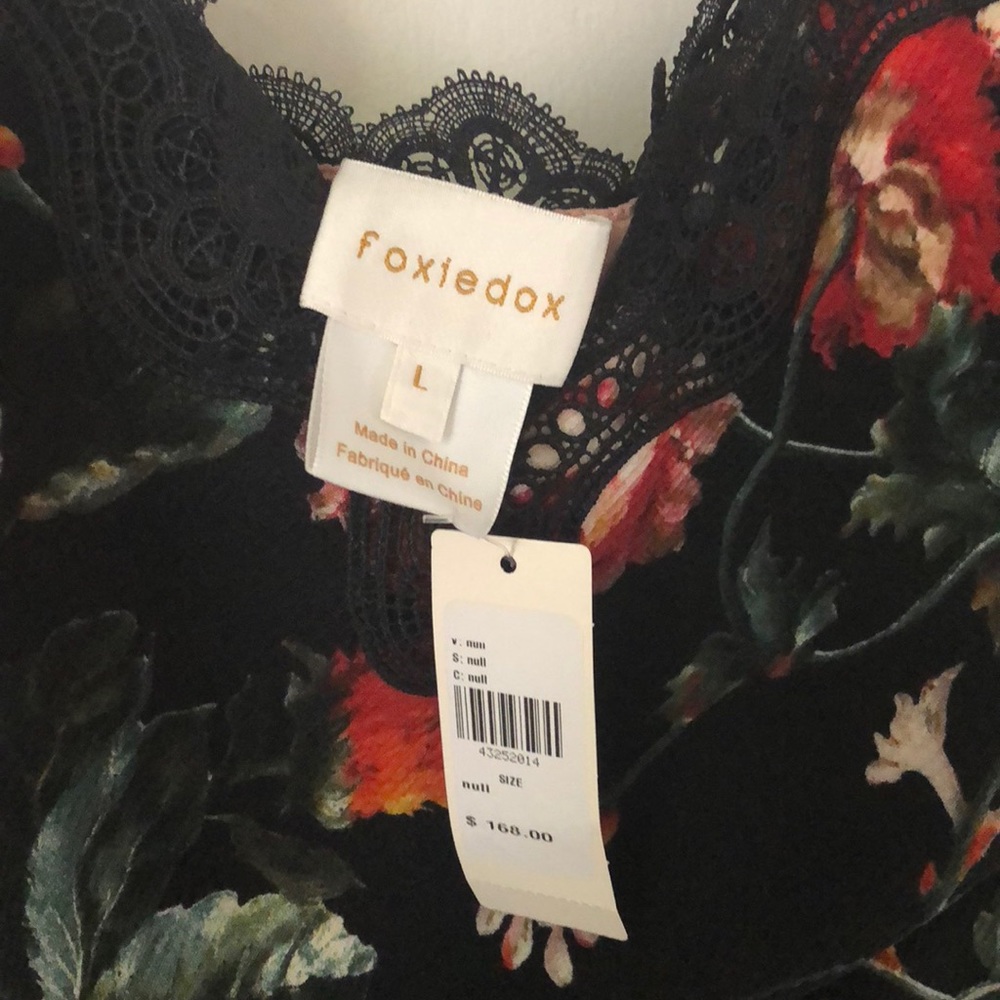 NWT Anthropologie Foxiedox Floral Slip Dress - Picture 4 of 8